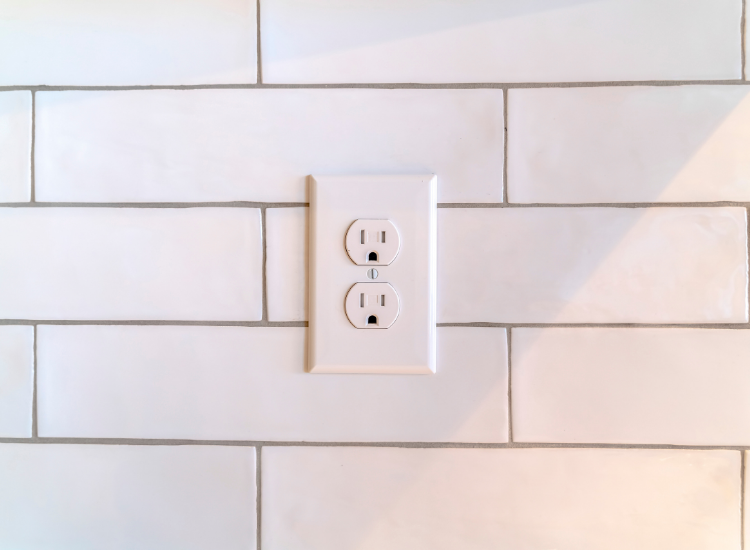 outlet in kitchen