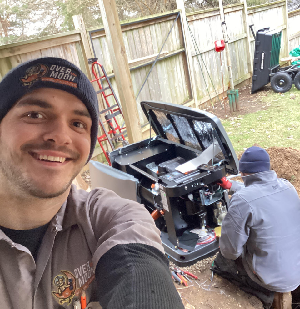 Technician Doing Electrical & HVAC Repairs