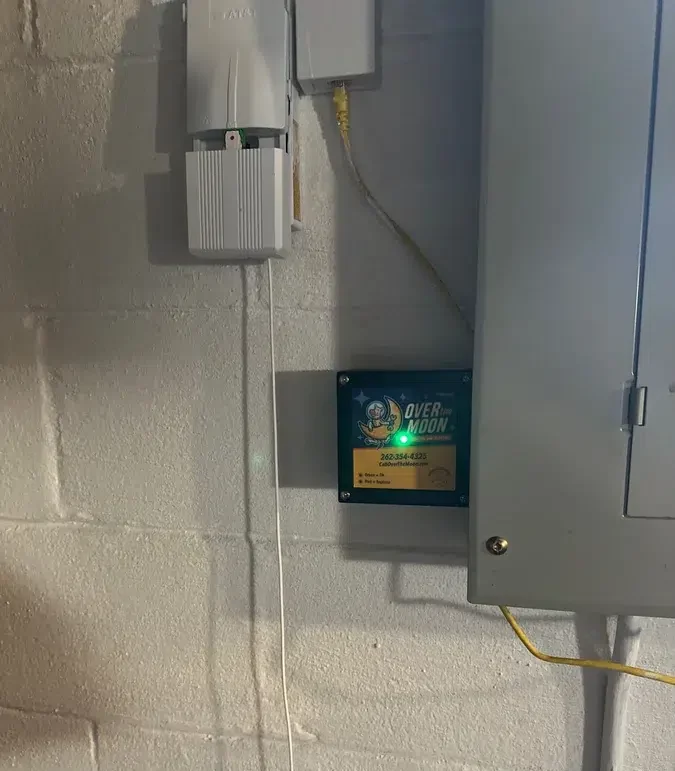 Over the Moon electrical panel in Brookfield.